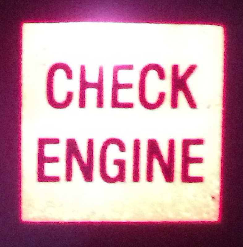 Jeep check engine light