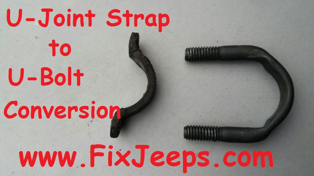 Jeep u-joint strap upgrade