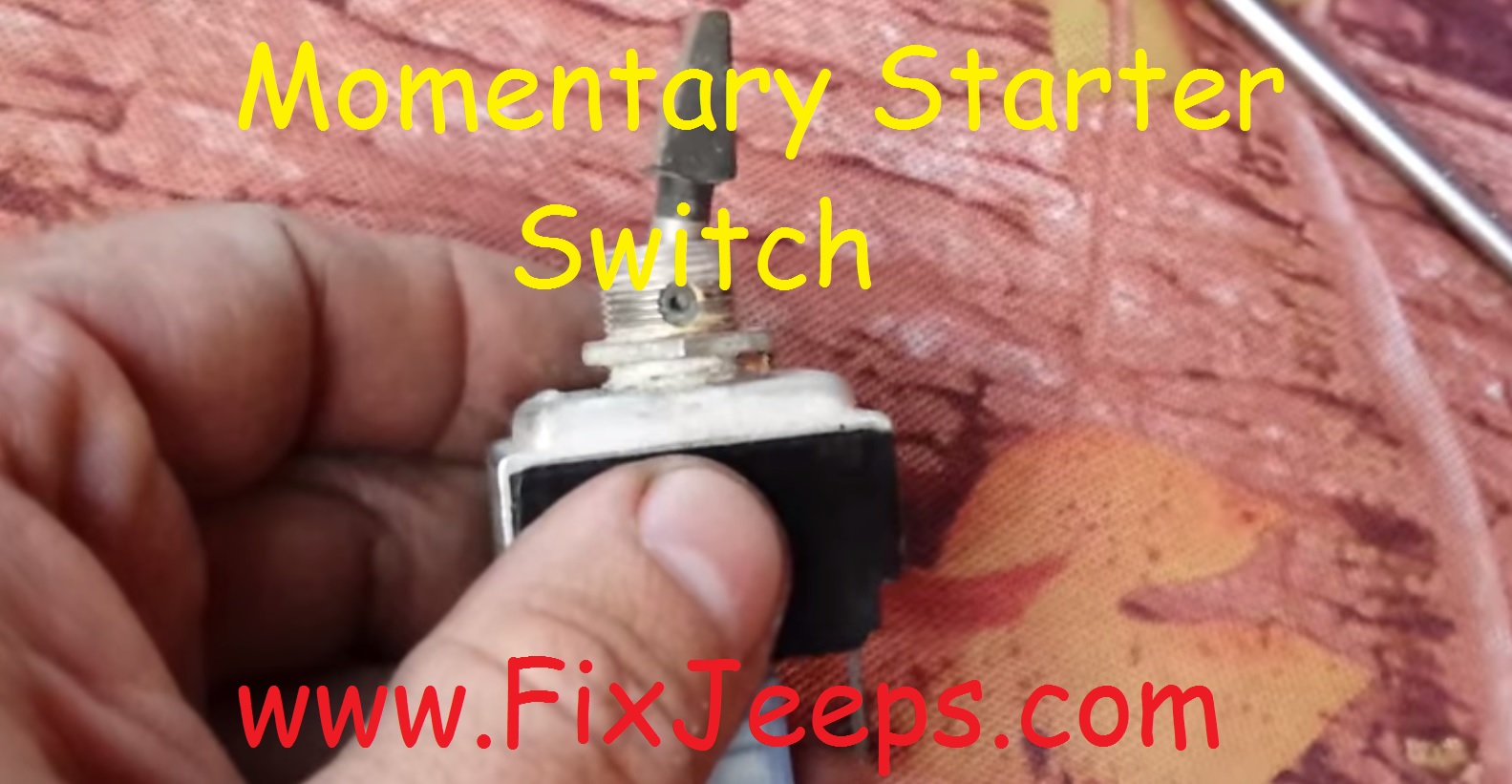 Rocker Switch Starter